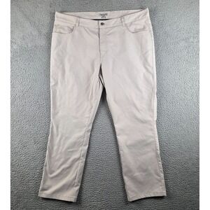 Peter Millar Pants Mens 42x34 (42x29) Beige EB66 Performance 5 Pocket Golf